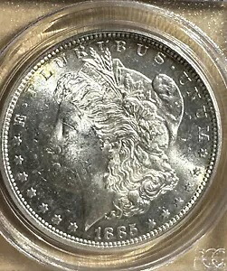 1885-S モルガン ドル - PCGS MS63
