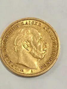 1873 ドイツ 20 マルク プロイセン金貨 .2305 AGW 送料無料！｜WORLD RESOURCE【KING店】 241,065円