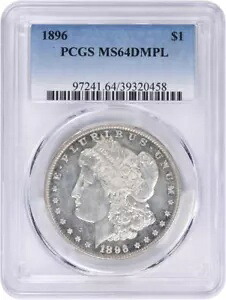 1896 モルガン シルバー ダラー MS64DMPL PCGS｜WORLD RESOURCE【KING店】