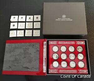 2010-2021 カナダ $15 ルナー ロータス 12 コイン シルバー フルセット ボックス付き #coinsofcanada 345,015円