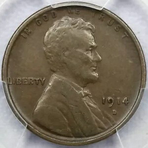 1914-D 1c リンカーン ウィート セント - PCGS VF 35|WORLD RESOURCE【KING店】