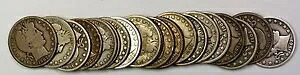 1899 バーバー ハーフダラー 50c ロール 20 流通 90% 古い銀貨ロット|WORLD RESOURCE【KING店】