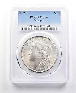 1921 モルガン シルバー ダラー MS66 PCGS *2113