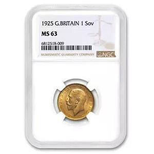 英国ソブリン ゴールド コイン MS-63 PCGS/NGC (ランダム年)｜WORLD RESOURCE【KING店】