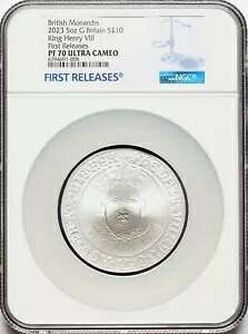 イギリス 2023 ヘンリー 8 世 ?10 スーパーブ 5 オンス コイン、NGC 認定 PF70 U.C.｜WORLD RESOURCE【KING店】