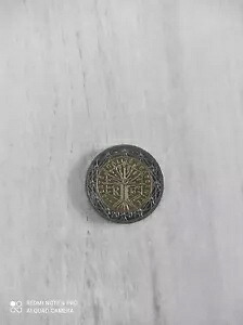 2 ユーロ硬貨 (2001 年) フランス