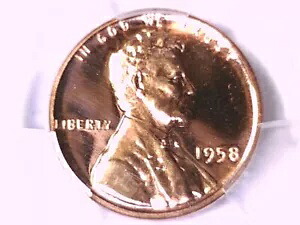 1958 リンカーン ウィート セント PCGS PR 68 RD 39353027