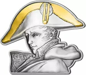 ナポレオン・ボナパルト 5オンス銀貨 - 2021年ジブチ発行 (500枚のみ鋳造)