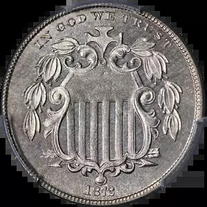 1872 シールド ニッケル プルーフ ダブル ダイ 表面 PCGS PR65 優れたアイ アピール|WORLD RESOURCE【KING店】