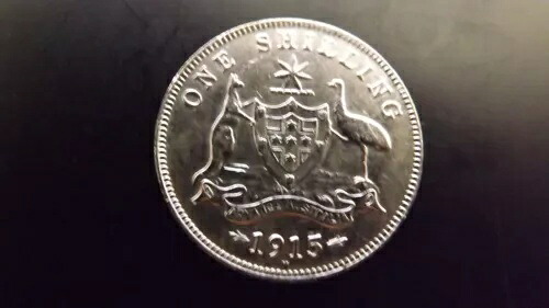 シリング 1915H ナイス EF スライトトーン レアコイン レアグレード CV $2000++|WORLD RESOURCE【KING店】