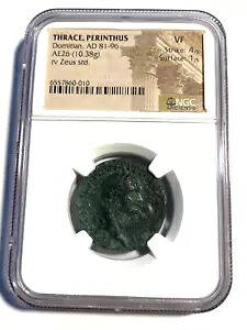 #A8156、ローマコイン、未公開シアーレアドミティアンrvゼウスNGC VF 4/5｜WORLD RESOURCE【KING店】