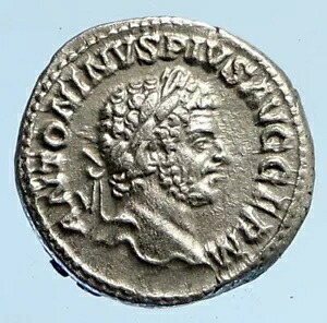CARACALLA 215AD 本物の本物の古代ローマ銀貨 PAX PEACE i95872｜WORLD RESOURCE【KING店】