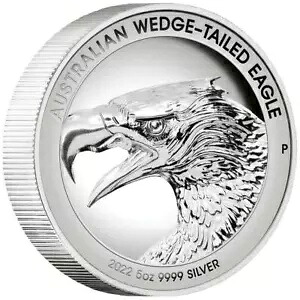 2022 - オーストラリア - ウルトラ ハイ レリーフ - 5オンス PP シルバー コイン-｜WORLD RESOURCE【KING店】