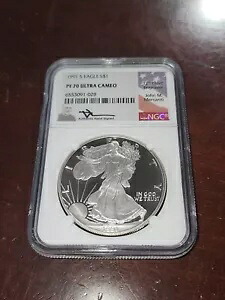 1991 S $1 1 オンス プルーフ シルバー イーグル NGC PF70 ジョン マーカンティ｜WORLD RESOURCE【KING店】