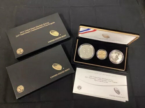 2015 W プルーフ米国保安官勤務記念 3 個セット ボックス、OGP & COA｜WORLD RESOURCE【KING店】