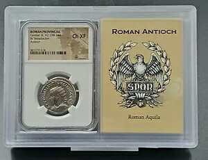 ローマ属州ゴルディアヌス 3 世テトラドラクマ アンティオキア銀貨 NGC CH XF ストーリー Bk｜WORLD RESOURCE【KING店】