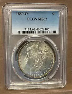 1880 O モーガン $ MS63 PCGS 素晴らしい光沢と明るい色合い｜WORLD RESOURCE【KING店】