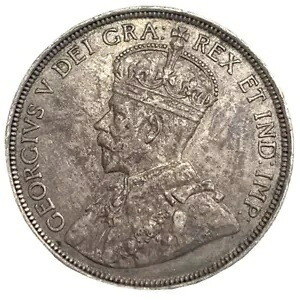 1913 年キプロス国王ジョージ 5 世 18 ピアストル銀貨｜WORLD RESOURCE【KING店】