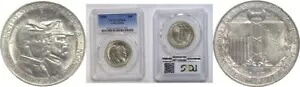 1936 50C ゲティスバーグ シルバー記念 PCGS MS-64