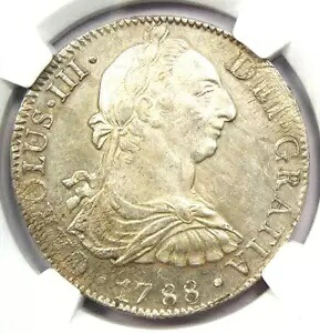 1788 メキシコ チャールズ 3 世 8 レアル コイン (8R) - NGC 未流通詳細 (UNC MS)｜WORLD RESOURCE【KING店】