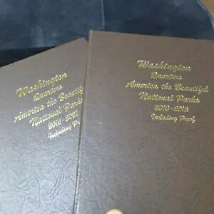 2010 ～ 2021 年の米国国立公園地区セット PDSS 224 コインを 2 枚のアルバムに完全収録