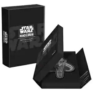 2023 $10 スター・ウォーズ: マンダロリアン ミソサウルス - 5 オンス 0.999 シルバー コイン - 499 鋳造 256,905円