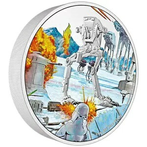 Star Wars? Vehicles AT-ST Walker? (3) シルバー コイン 2022 - ニウエ - 5 オンス PP-|WORLD RESOURCE【KING店】