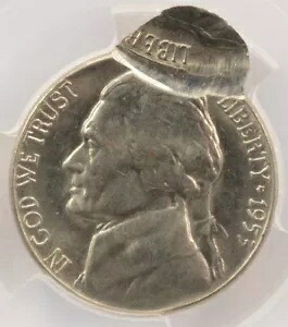 1953-D 5c ジェファーソン ニッケル ダブルストラク、2 番目の 93% オフセンター PCGS AU58｜WORLD RESOURCE【KING店】