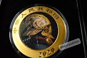 ゴールドマスク中国遺産、チャイナパンダ、デュオ：30g銀貨2枚、部分金メッキ-｜WORLD RESOURCE【KING店】