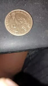 2007 D ジョージ ワシントン大統領ドル硬貨。