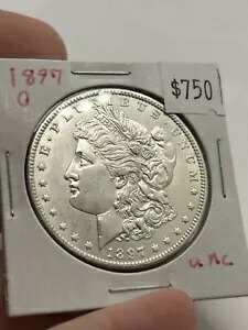 1897 o モルガン シルバー ダラー UNC 素敵な外観のコイン