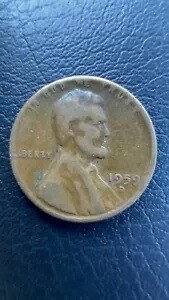 レア！！！！エラー コイン アメリカ ペニー 1959 D. リムに「in God We Trust」、リバティに「L」