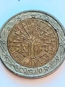 2ユーロ硬貨 2000年 フランス レア