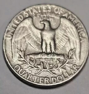 1965年造幣局マークなしエラークォーター