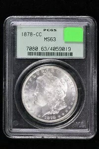 1878-CC モルガン ドル PCGS MS 63 40LJ
