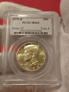 1974-D PCGS MS63 シリーズ 47 コイン 8
