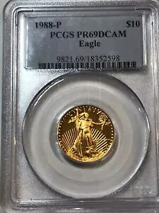 1988-P $10 アメリカン ゴールド イーグル PR69DCAM PCGS
