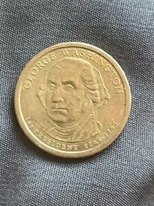 ジョージ ワシントン 2007 P $1 コイン 写真 エッジ レタリング レア 292,050円