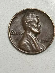 1968 D 未洗浄のリンカーン記念館ペニー、エッジに縁取りされたエラー コイン L レア セント 292,050円