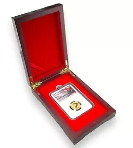 2023 オーストラリア 1/4 オンス ゴールド $25 ルナーラビット NGC MS70 - 国旗ラベル 木箱付き｜WORLD RESOURCE【KING店】