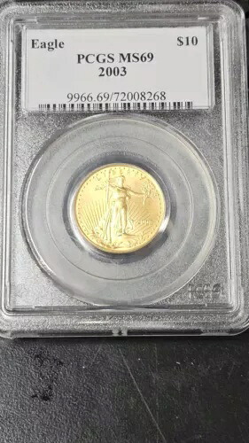 2003 - 1/4オンスゴールド アメリカン イーグル $10 - PCGS MS 69 292,050円