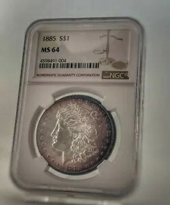 コイン 1885 モーガン 1 ドル NGC MS 64｜WORLD RESOURCE【KING店】