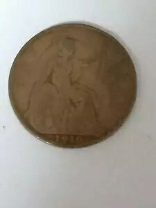 イギリス ブロンズ コイン - 1 ペニー 1919-1920-1921