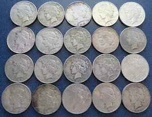 (1) ロール 1935 ピースダラー - ベターデイト - 20 コイン 90% シルバー - 商品番号 9571 292,050円