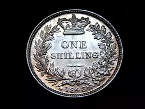 イギリス。 1843 シリング..BU