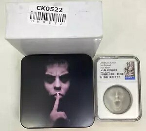 2019 クック諸島 1ozt .999 シルバー $5 NGC MS70 トラップ H.R. ogp mnt 999 読み取り｜WORLD RESOURCE【KING店】