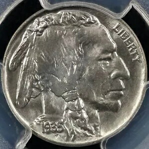 1935 5c バッファロー ニッケル PCGS MS 67