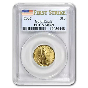 2006 1/4 オンス アメリカン ゴールド イーグル MS-69 PCGS (FirstStrike?)