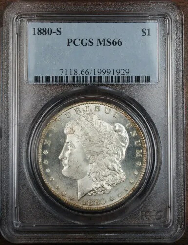 1880-S モーガン シルバー ダラー コイン、PCGS MS-66、DFT｜WORLD RESOURCE【KING店】