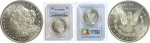 1889年 $1モルガンドル PCGS MS-65 PL｜WORLD RESOURCE【KING店】 728,200円